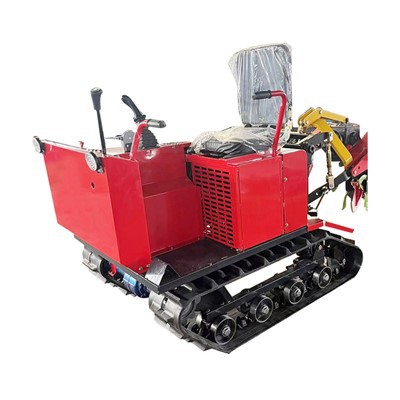 Spychacz gąsienicowy z trzypunktowym zawieszeniem