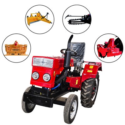 Ciągnik czterokołowy o wielu zastosowaniach